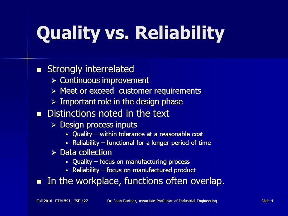 Quality-an- Reliability
