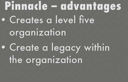 Pinnacle five advantages